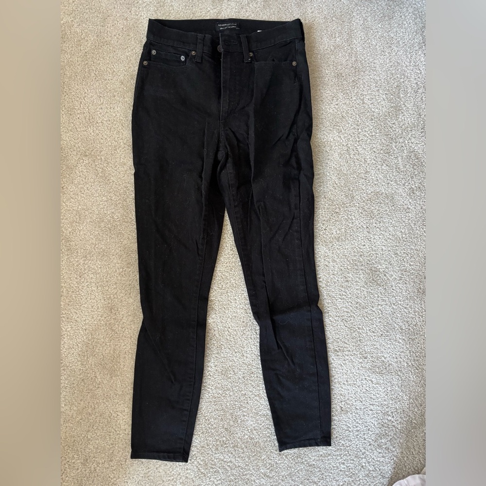 Banana Republic Curvy High-Rise Skinny Jeans - Black